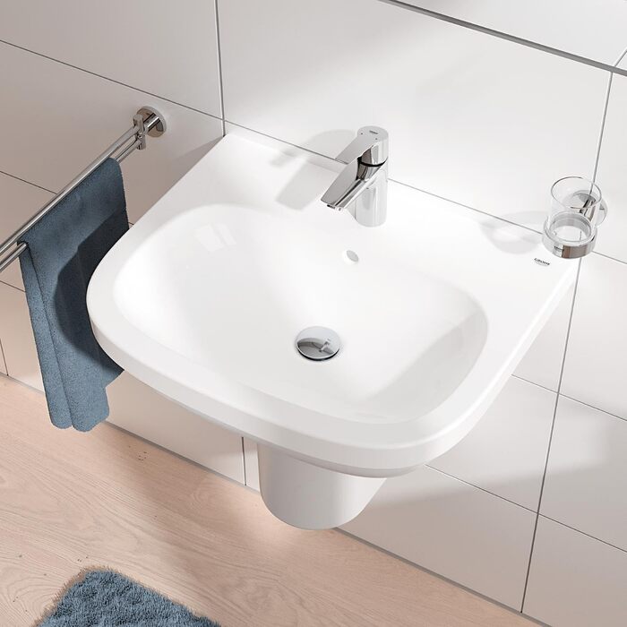 Змішувач для ванної кімнати Grohe Start, водозберігаючий, хром, 17 см, з інструментом 3-в-1 для легкої установки