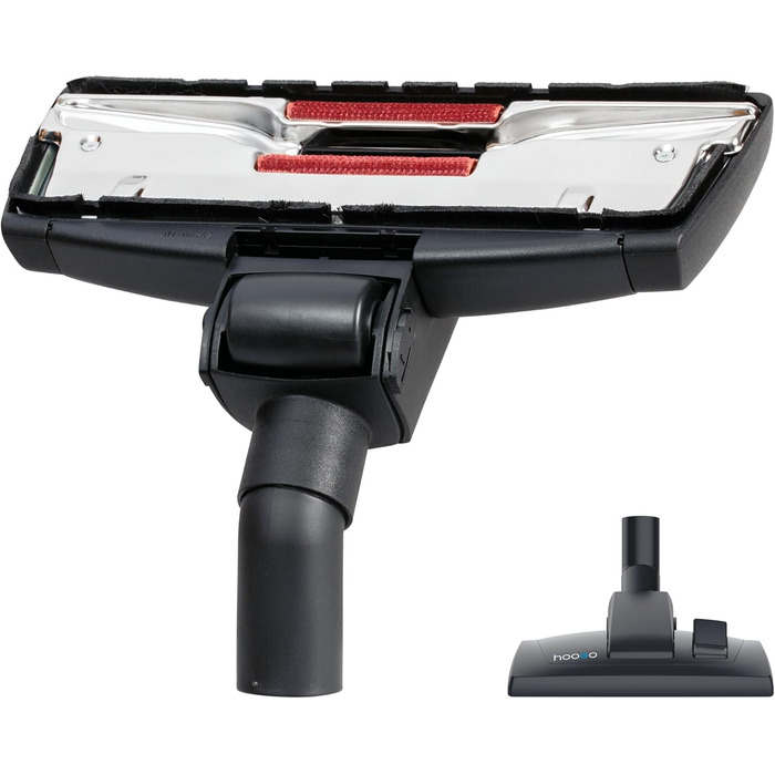 Пилсос Hoogo B3+ з мішком | Пилсос для підлоги | Потужний, з HEPA-фільтром, 850 Вт, радіус дії 11 м, тихий (74 дБ), об'єм пилозбірника 3 л, з набором насадок, білий, з кабелем