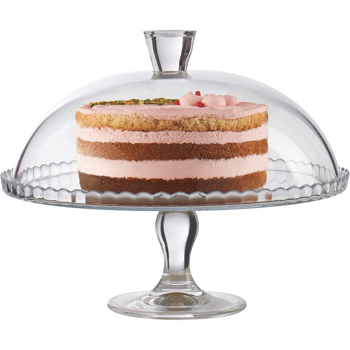 Підставка для капкейків та мафінів з кришкою-куполом, сервірувальний посуд