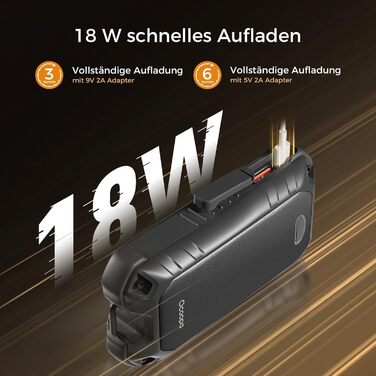 Електричний грієчка OCOOPA UT4 Extreme, 10000 mAh, USB Powerbank, ліхтарик, IP56, чорний