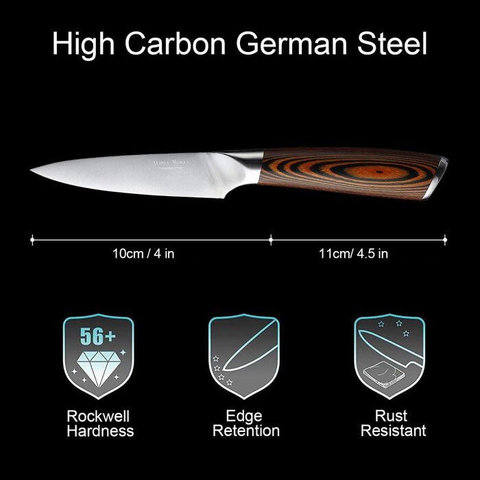 Професійний ніж для кухні Nakiri, 7 дюймів, ніж-сіка, з високоякісної сталі, для кухні та ресторану