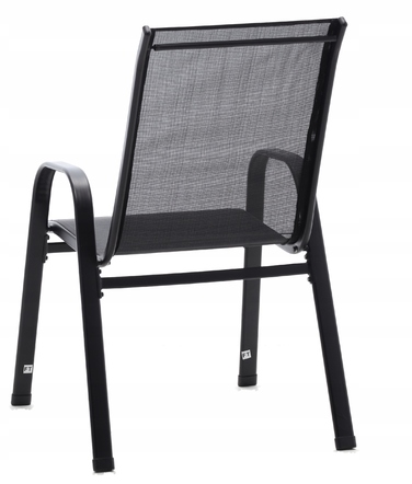 Комплект садових меблів GardenLine, метал, чорний, 5 предметів