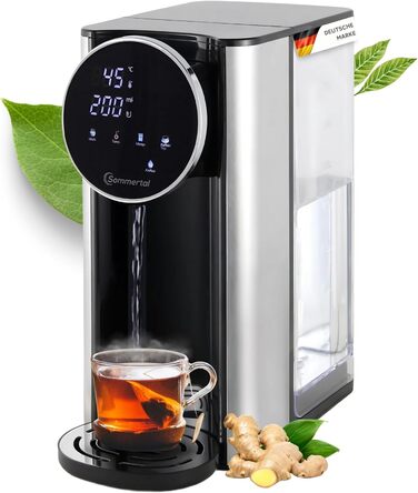 Гарячий водопостачальник Sommertal HW400 Businessline XXL: миттєва вода 45-100°C, 4L бак, сенсорний дисплей, функція дитячого харчування