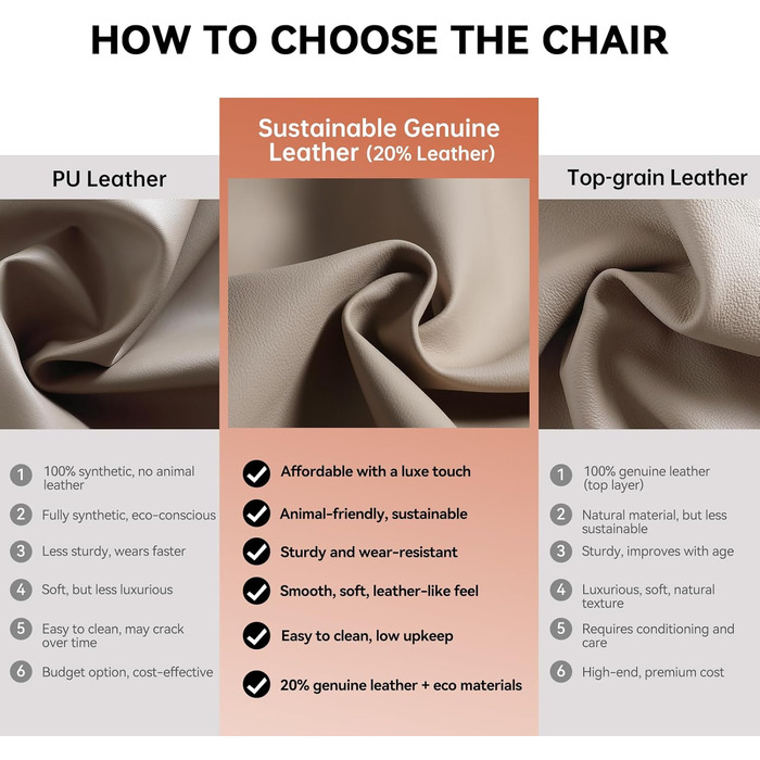 Крісло для офісу EMIAH з масажем, ергономічне електричне крісло з підніжкою, велике крісло для комп'ютера, крісло Zero Gravity, крісло-реклайнер для дому (Хакі), еко-шкіра