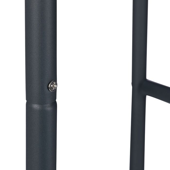 Стильна металева полиця для дров Relaxdays