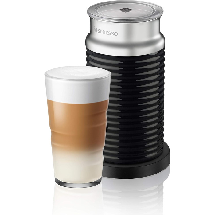 Електричний спінювач молока Nespresso Aeroccino3, білий (червоний)