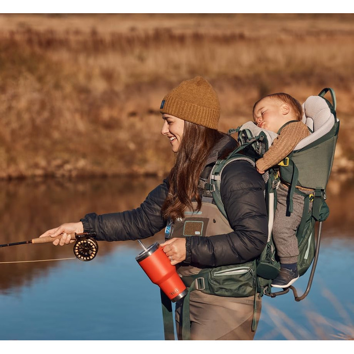 Термокружка YETI Rambler з кришкою-соломинкою, 1 л (35 oz), колір Ultra Marine Violet