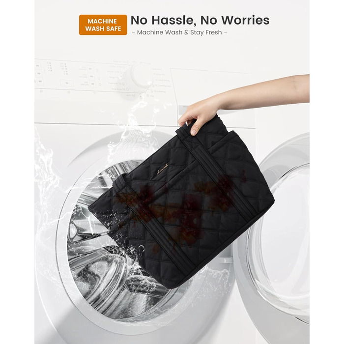 LOVEVOOK Сумка-шоппер для жінок, містка сумка-тоут, 15.6