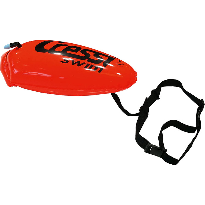 Буй для дайвінгу Cressi з прапором для дайвінгу-ідеально підходить для дайвінгу / підводного полювання / підводного плавання Плавучий буй червоний