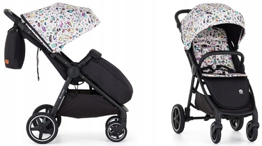 Дитячий прогулянковий візок Petite&Mars Royal 3 BLACK Limited Tattoo