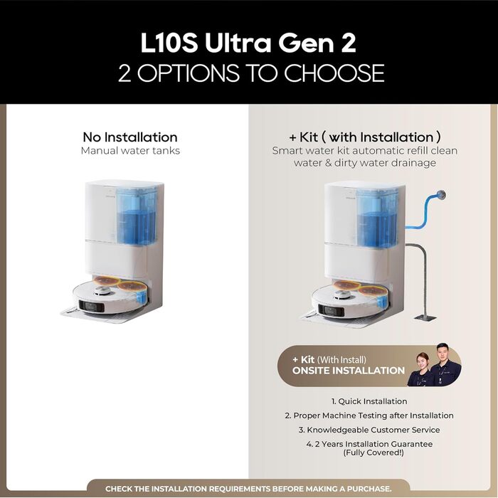 Робот-пилосос Dreame L10s Ultra Gen 2 з миючим модулем, 10000Pa, LiDAR, MopExtend, автомийка та сушка, самостійне очищення та поповнення, підйом мопа 10,5 мм