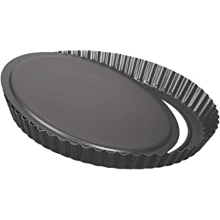 Грило Кухонний посуд 410732 г Форма для тарталеток, алюміній з антипригарним покриттям, чорний, 32 см