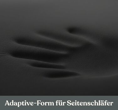 Подушка для ніг для тих, хто спить на боці, з піною з пам'яті - Інноваційна подушка для ніг, адаптована до потреб тих, хто спить на боці. Підтримує до 95 кг.