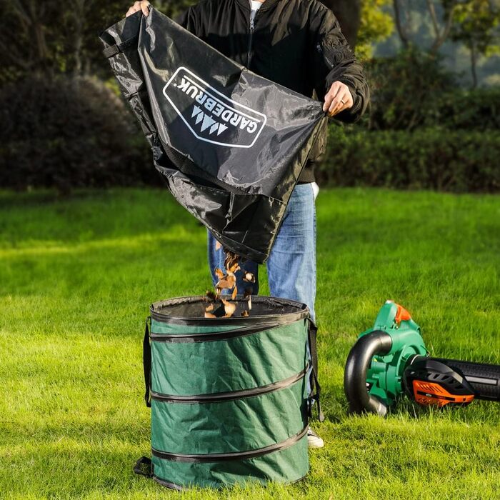 Бензиновий сапужок Gardebrük 4-в-1: сапужок, повітродувка, подрібнювач листя, садовий пилосос з мішком 45L та інструментами