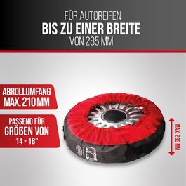 Набір мішків для шин Heyner® 16-22 дюймів SUV, захисні мішки для шин, 4 шт.