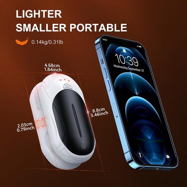 Електричні грілки для рук OUTJUT 6000mAh, 2 шт., USB, 3 режими нагріву, для спорту, кемпінгу, подарунок