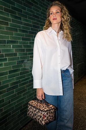 Набір Reisenthel Beautycase: косметичка та прямокутна сумочка для свят, 17 x 18 x 17 см + 21 x 8 x 4 см, Leo Macchiato