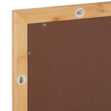 Дзеркало для стіни Relaxdays з бамбуковим обрамленням