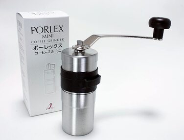 Ручна кавомолка Porlex Mini, нержавіюча сталь, метал