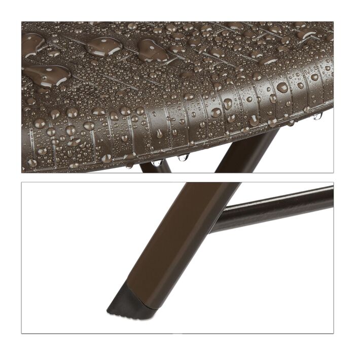 Набір садових меблів Relaxdays BASTIAN (3 шт.)