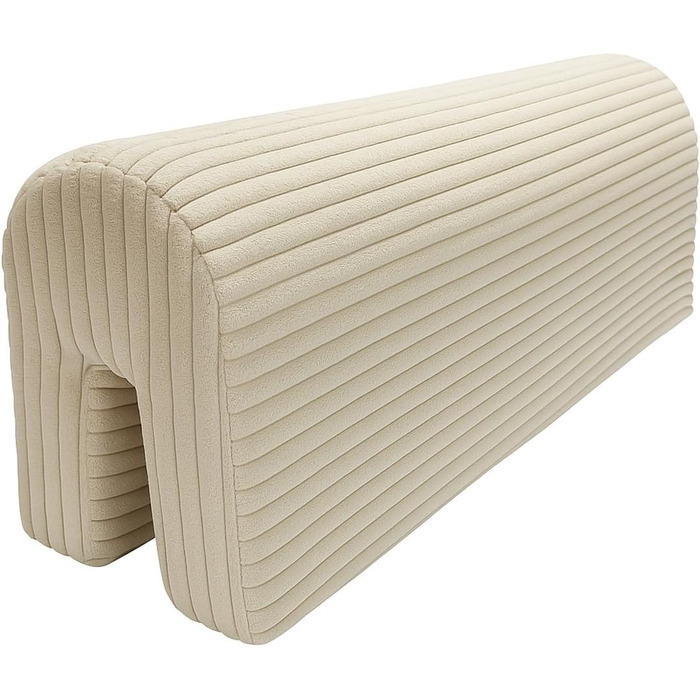 Захист для ліжечка дитячого бортик-подушка від випадання (Бежевий велюр, 50 см)