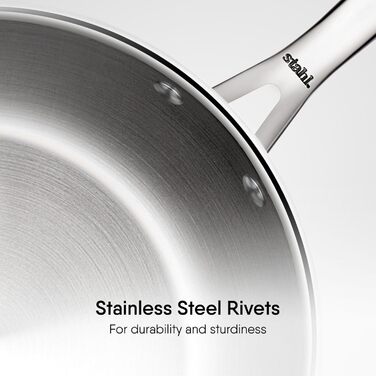 Нержавіюча сковорода Triply Stahl з кришкою, 24 см, 1.8 л (на 6 осіб)