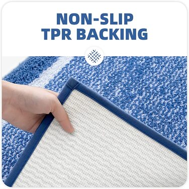 Килимок для ванної кімнати COLOR&GEOMETRY 60x110 см, антиковзаючий, швидковисихаючий