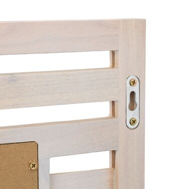 Дзеркало для ванної кімнати Relaxdays з поличкою у вінтажному білому кольорі