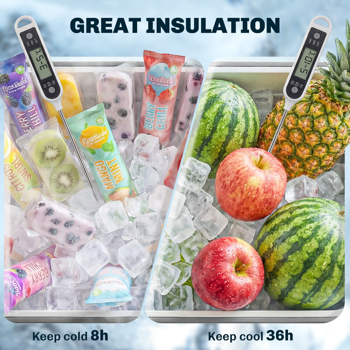 Мобільний сервірувальний візок-холодильник з колесами, 56 л, з відкривачкою для пляшок, нижньою полицею та ручкою, сірий колір