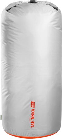 Сухий мішок Tatonka (4 л / 10 л / 18 л / 30 л / 80 л) - водонепроникний гермомішок із застібкою та пряжкою - Виготовлений з переробленого поліестеру (80 літрів, сірий)