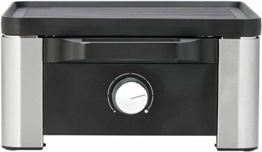 Raclette WMF 4 персони з пательнями та скребками, 870 Вт, нержавіюча сталь матова (набір 2 шт.)