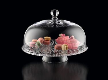 Nachtmann Tortenplatte Bossa Nova Ø 32 см, кришталеве скло, 99528 | Kuchenplatte з кришкою