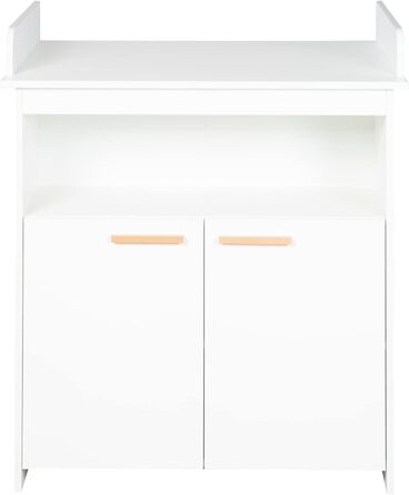 Комплект для дитячої кімнати Roba 'Антон' білий: пеленальний столик з 2 дверцятами, 1 поличкою, висота 90 см, пеленальний вкладиш