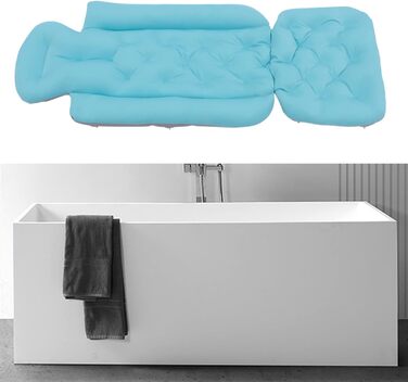 Подушка для ванни Ganzkörper, підтримка спини, дихаючий аксесуар для ванни. Підходить для голови, ніг та плечей, забезпечує комфорт та розслаблення у ванні.