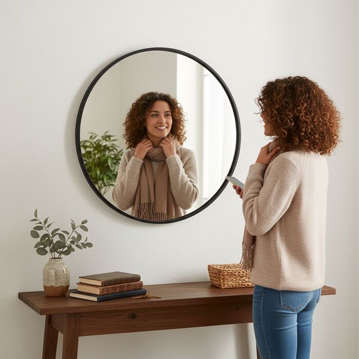 Дзеркало Relaxdays кругле