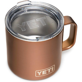 Чашка YETI Rambler, нержавіюча сталь, мідь, 14 унцій (414 мл)