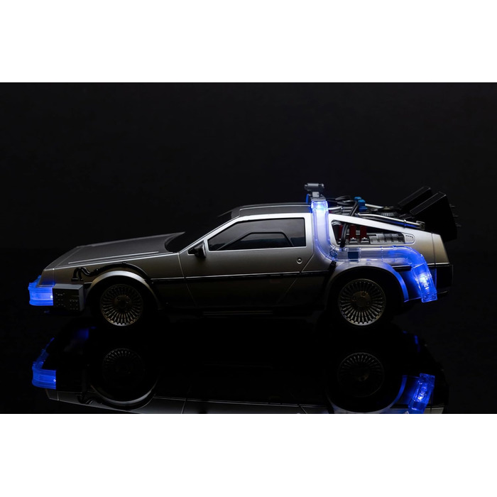 Машинка на радіокеруванні Jada Toys Зворотний у майбутнє DeLorean (28 см) Чорна, 10 км/год, USB зарядка, від 6 років