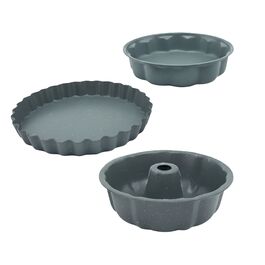 Набір форм для випічки Relaxdays, 3 шт., з антипригарним покриттям