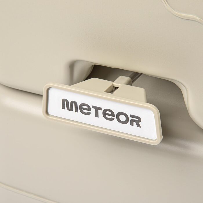 Мобільний туалет для кемпінгу Meteor 20+12L з баком для змивання. Портативний туалет для подорожей, автокемпінгу, риболовлі та відпочинку на природі. Витримує до 200 кг.