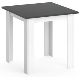 Стіл обідній Vicco Karlos, 80x80 см, колір антрацит