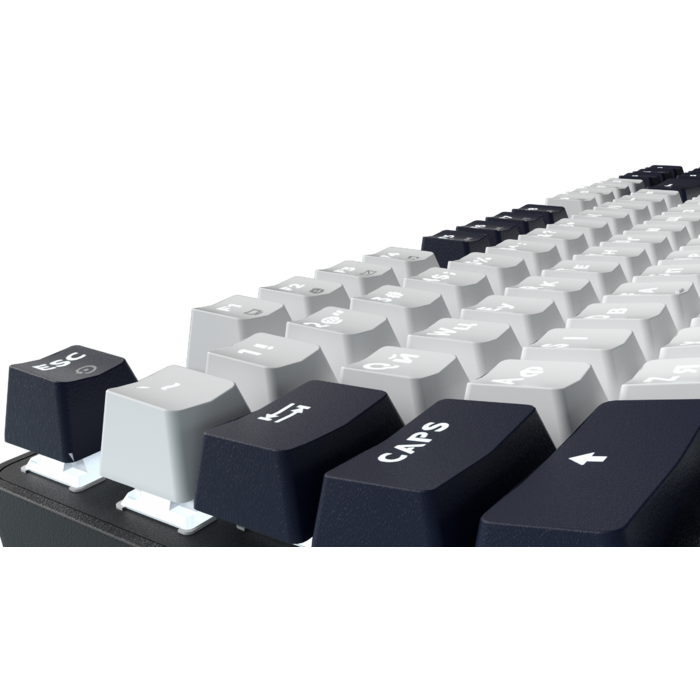 Дротова механічна клавіатура GamePro Genesis Metallic (MK110B) 87% Red switches