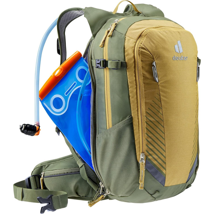 Велосипедний рюкзак deuter Compact EXP 14 (карамель-хакі)