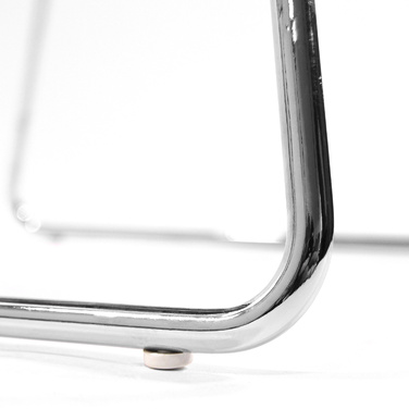 Крісло для відвідувачів DESIGNIA V, штучна шкіра, чорний колір, на коліщатках, hjh OFFICE