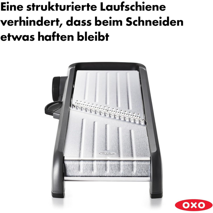 OXO Good Grips Професійний овочевий та фруктовий слайсер 2.0 з японської сталі, сірий, для кухні