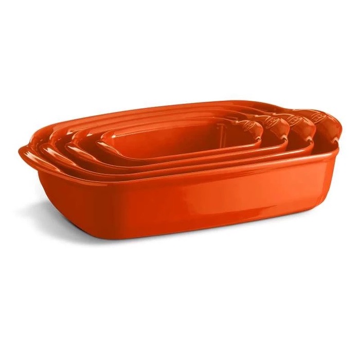 Форма для запікання прямокутна Emile Henry Ovenware 30х19 см, помаранчева (769650), Toscane