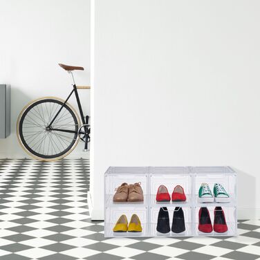 6 коробок для взуття Relaxdays