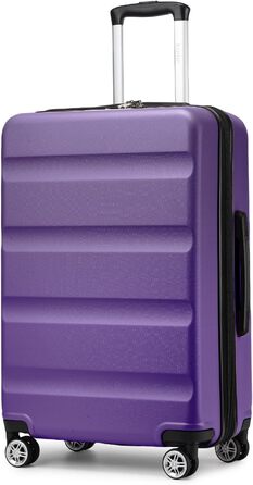 KONO Валіза-Тролей Ручна Оплата 55x35x22см з TSA-замком та подвійними колесами для подорожей та бізнесу, фіолетовий