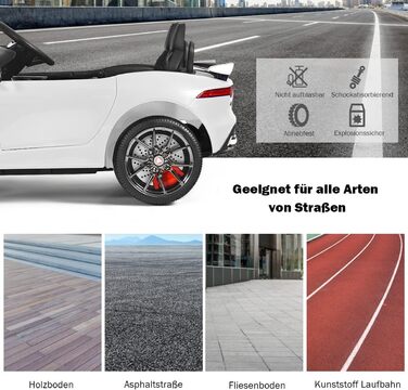 Дитячий електромобіль Jaguar Costway, 12V, з пультом, музикою, фарами, білий, для дітей від 3 років