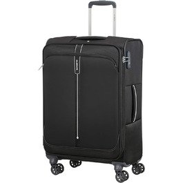 Розширювана валіза, 66 см, 68/73,5 л, схвалена TSA, чорна (Black) Валіза Spinner M розширювана (66 см - 73,5 л) Black (Black)