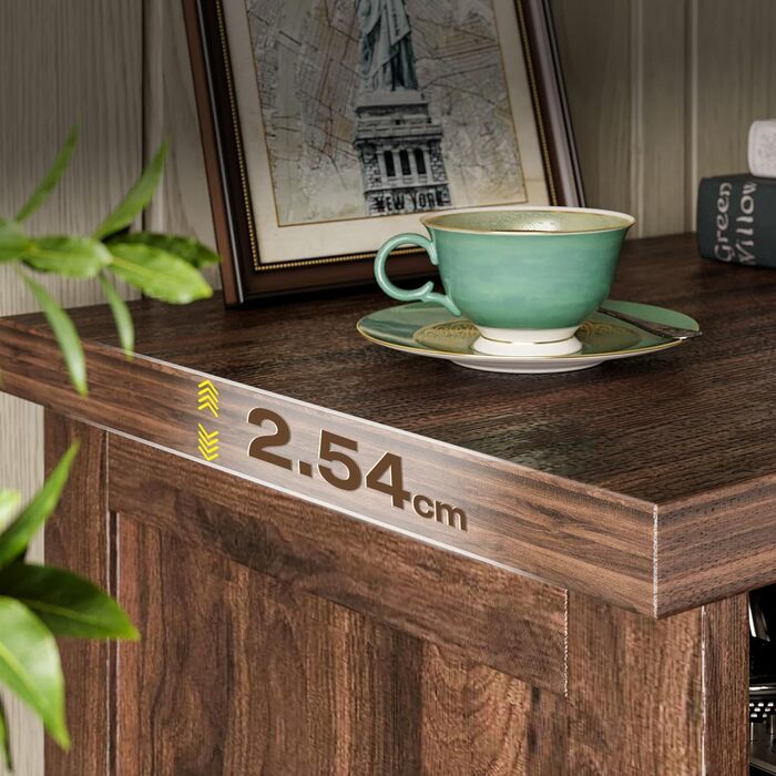 Тумба під телевізор Coleshome з розетками, USB, LED, 4 відкритими полицями та 2 шухлядами, 150x35x65 см, білий та горіх